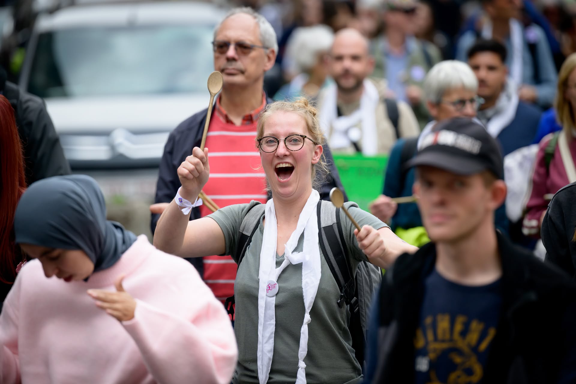 Namur - Journée mondiale de la lutte contre la Pauvreté - Réseau Wallon de la Lutte contre la pauvreté.