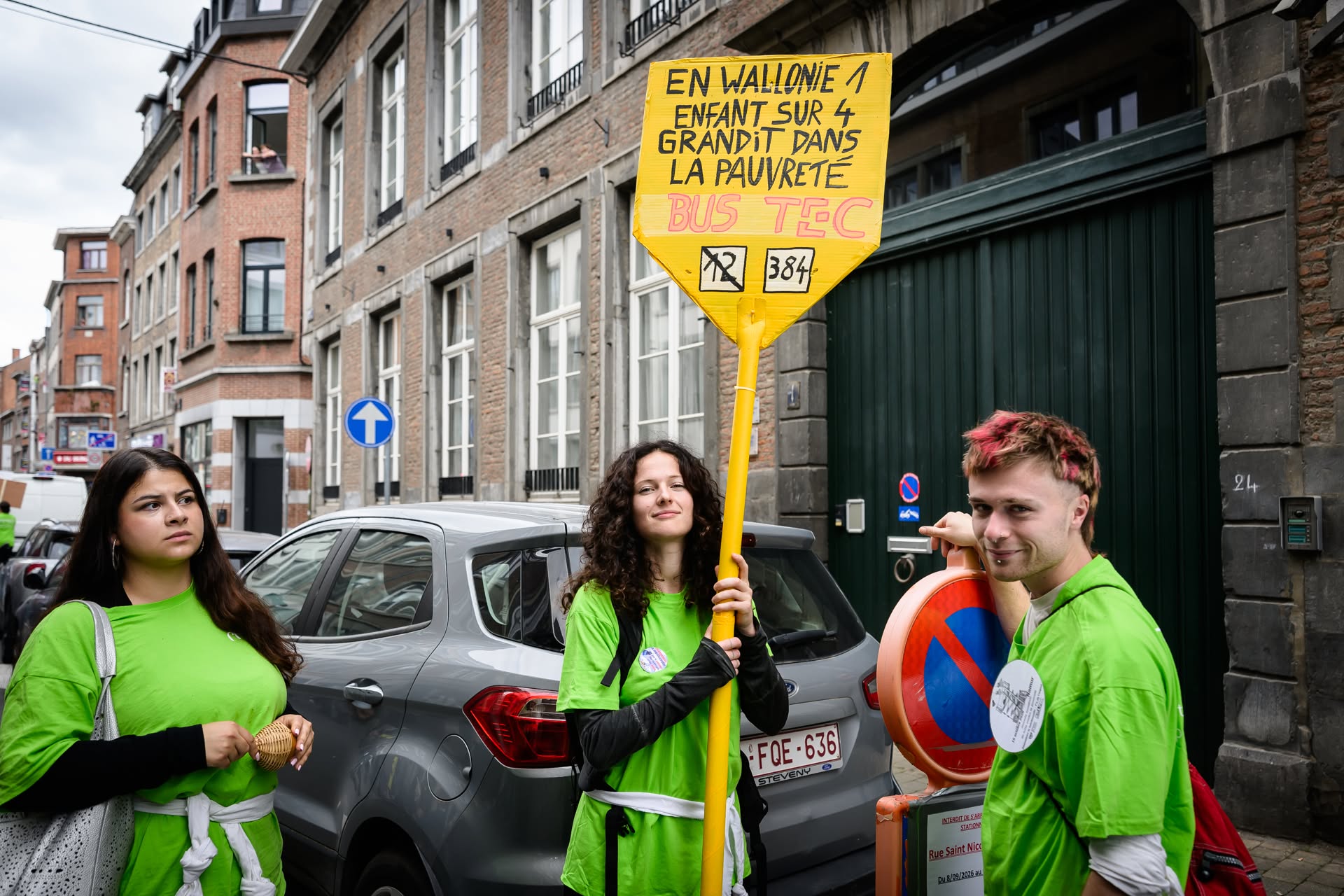 Namur - Journée mondiale de la lutte contre la Pauvreté - Réseau Wallon de la Lutte contre la pauvreté.