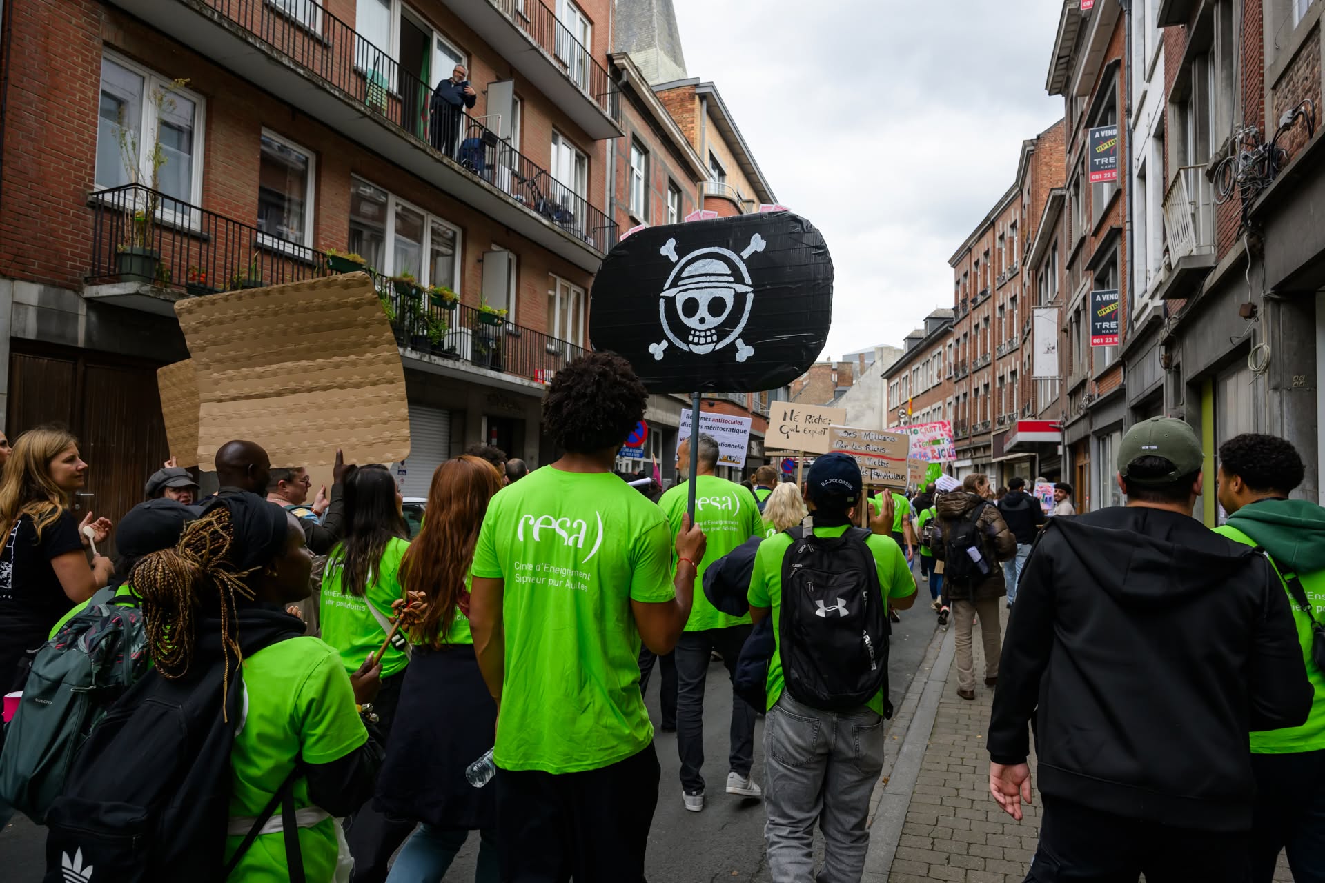 Namur - Journée mondiale de la lutte contre la Pauvreté - Réseau Wallon de la Lutte contre la pauvreté.