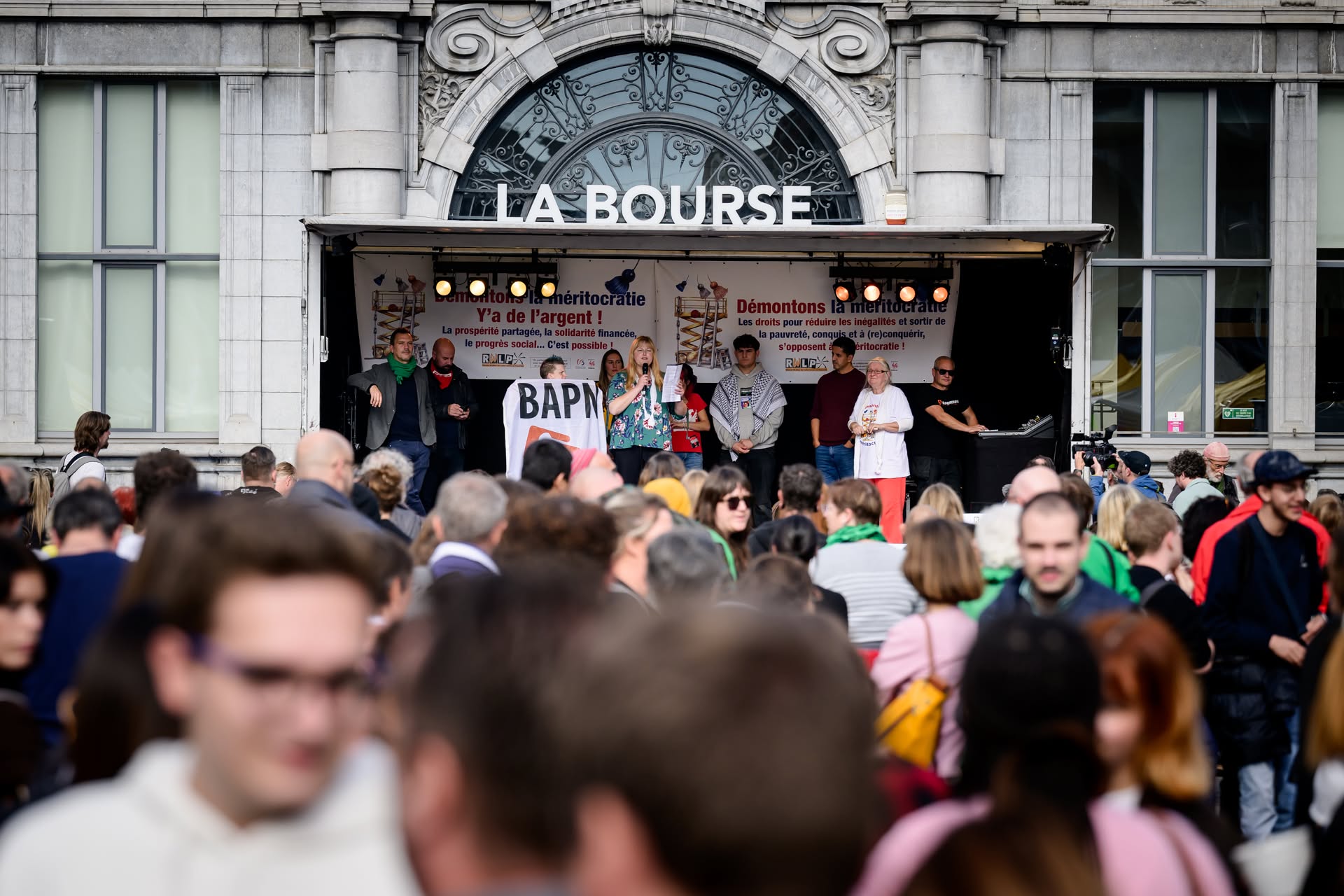 Namur - Journée mondiale de la lutte contre la Pauvreté - Réseau Wallon de la Lutte contre la pauvreté.