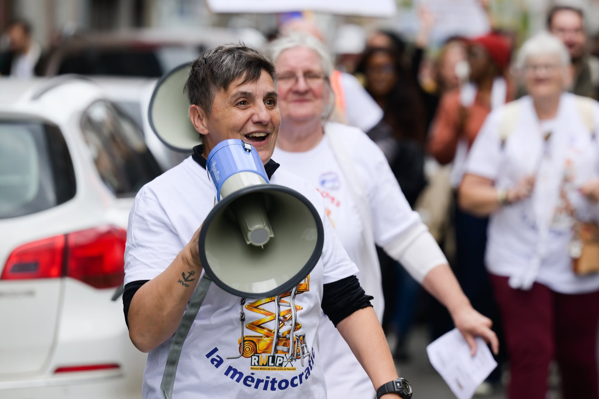 Namur - Journée mondiale de la lutte contre la Pauvreté - Réseau Wallon de la Lutte contre la pauvreté.